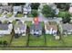 Aerial view of property with well-maintained backyard and nearby neighborhood amenities at 3200 Binghampton Ln, Lawrenceville, GA 30044