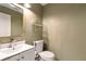 Well-maintained bathroom with a modern sink and fixtures, offering a functional and clean space at 3200 Binghampton Ln, Lawrenceville, GA 30044