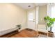 Inviting entryway with bench seating, wood floors, and natural light at 3200 Binghampton Ln, Lawrenceville, GA 30044