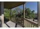 Relaxing patio overlooking green trees and the city skyline, perfect for outdoor enjoyment at 1015 Mcgill Park Ne Ave, Atlanta, GA 30312