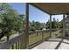 Relaxing patio overlooking green trees and the city skyline, perfect for outdoor enjoyment at 1015 Mcgill Park Ne Ave, Atlanta, GA 30312