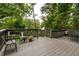 Spacious wooden deck providing an outdoor seating area surrounded by lush greenery at 1682 Grace Se St, Atlanta, GA 30316