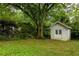 Backyard featuring a quaint shed offering extra storage space at 1682 Grace Se St, Atlanta, GA 30316
