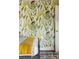 Close up of lush bedroom wallpaper at 1682 Grace Se St, Atlanta, GA 30316
