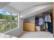Well-organized closet with shelving, drawers and a window with neighborhood views for natural lighting at 291 Goodson Nw Way, Atlanta, GA 30309