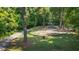 View of the playground with swings and play equipment surrounded by mature trees at 291 Goodson Nw Way, Atlanta, GA 30309