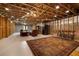 Partially finished basement with wooden framing, with room for seating, entertainment, and customization at 4530 Upland Court, Cumming, GA 30040