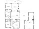 Main level floor plan showcasing layout of kitchen, living room, bedrooms, and patio at 4530 Upland Court, Cumming, GA 30040