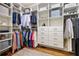 Organized walk-in closet with shelving, drawers, and ample storage space at 4530 Upland Court, Cumming, GA 30040