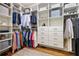 Spacious walk-in closet with custom shelving and clothing racks at 4530 Upland Court, Cumming, GA 30040