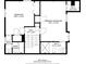 Upstairs floor plan features bedrooms, bathrooms, and walk-in closet dimensions for layout planning at 5040 Meadow Lane Ne, Marietta, GA 30068