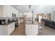 Modern kitchen featuring stainless steel appliances, a central island and an open concept design at 686 Stark St, Lawrenceville, GA 30046