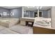 Bright bathroom featuring a soaking tub, dual vanity, and neutral tones at 1533 High Haven Ne Ct, Atlanta, GA 30329