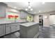 Modern kitchen with granite countertops and stainless steel appliances at 1533 High Haven Ne Ct, Atlanta, GA 30329