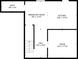 Floor plan of the home showing the kitchen, bathroom, breakfast nook, hall, and room at 2599 Willow Creek Dr, Duluth, GA 30096