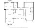 Basement floor plan displaying the layout of the home at 414 Dogwood Way, Canton, GA 30114