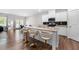 Modern kitchen with stainless steel appliances and a stylish island at 1025 Cherryfield Run, Marietta, GA 30008
