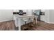 Kitchen island featuring seating and great views of the stainless appliances at 1025 Cherryfield Run, Marietta, GA 30008