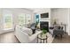 This open living room is perfect for entertaining, featuring a fireplace, neutral decor, and natural light at 1172 Edwin Ln, Sugar Hill, GA 30518