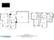 Detailed floor plan highlighting room dimensions for both floors of the home, including bedrooms and baths at 3231 Connemara Trce, Lawrenceville, GA 30044