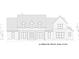 Front elevation blueprint of a charming home featuring a welcoming front porch at 526 Spring Place Ne Rd, White, GA 30184