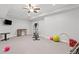 Finished basement is ready for exercise, playing or relaxation at 7047 Bennington Ln, Cumming, GA 30041