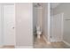 Bathroom features a toilet and step-in shower at 3283 Sugar Creek Falls Se Ave, Atlanta, GA 30316