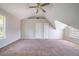 Large bedroom with two closets and angled ceilings at 3283 Sugar Creek Falls Se Ave, Atlanta, GA 30316