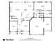 Detailed floor plan showcasing the layout of the home's first level and room dimensions at 4371 Wigley Preserve Dr, Marietta, GA 30066