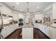 Gourmet kitchen featuring granite countertops, stainless steel appliances, and a spacious island with a sink at 4371 Wigley Preserve Dr, Marietta, GA 30066