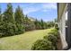Expansive backyard with lush landscaping providing privacy at 11375 Crestview Ter, Johns Creek, GA 30024