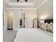 Spacious main bedroom with ensuite bathroom and walk-in closet at 11375 Crestview Ter, Johns Creek, GA 30024