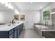Luxurious bathroom boasts double vanity, soaker tub, and a glass-enclosed shower at 4011 Fallen Leaf Ct, Kennesaw, GA 30152