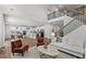 Open-concept living area showcasing a seamless transition to the kitchen and dining spaces at 4011 Fallen Leaf Ct, Kennesaw, GA 30152