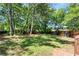 Lush backyard with mature trees and a privacy fence, providing a tranquil and secluded outdoor retreat at 6090 Heritage Se Way, Mableton, GA 30126