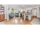 Gourmet kitchen featuring granite countertops, an island with seating, and stainless appliances at 1205 Rivershyre Ne Pkwy, Lawrenceville, GA 30043