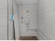 Unfinished basement room showing door and utility hookups at 1887 Shalimar Dr, Atlanta, GA 30345