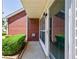 Back porch with brick wall at 2507 Albion Farm Way, Duluth, GA 30097