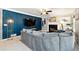 Stylish living room showcasing a fireplace, modern decor, and a cozy seating arrangement at 4031 E Meadow Dr, Duluth, GA 30096