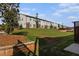 Well-maintained backyard featuring lush green grass and landscaping, creating a private outdoor oasis at 4627 Piston Sw Jct, Mableton, GA 30126