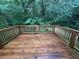Deck overlooking lush backyard at 80 Brooks Ln, Dallas, GA 30157