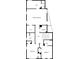 Detailed floorplan showcasing the layout of the primary bedroom, bathrooms, and additional bedrooms on the upper level at 327 Ohm Ave, Avondale Estates, GA 30002