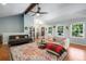 Bright and airy living room with hardwood floors, large windows, and comfortable seating at 2795 Bentwood Dr, Marietta, GA 30062