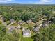 Aerial view of homes in a wooded community, showcasing the serene and natural surroundings at 5706 Brookstone Nw Walk, Acworth, GA 30101