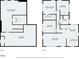 Detailed floor plan of both floors of the home, highlighting the layout and dimensions of each room at 805 Gertrude Nw Pl, Atlanta, GA 30318