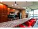 Modern kitchen featuring stainless steel appliances and breakfast bar seating at 860 Peachtree Street Northeast Ne St # 811, Atlanta, GA 30308