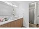Modern bathroom with a sleek vanity, stylish fixtures, and a shower/tub combination at 4771 N Springs Nw Rd, Kennesaw, GA 30144