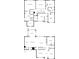 Detailed floor plan showcasing the layout of the two-story home with multiple bedrooms, baths, and living spaces at 5789 Creek Indian Dr, Sugar Hill, GA 30518