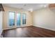 Bright living room with hardwood floors, and lots of light, great for entertaining or relaxing at 1195 Milton Se Ter # 2203, Atlanta, GA 30315