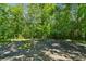 Elevated stone patio in a wooded backyard features ample space for outdoor entertaining at 13795 Arnold Mill Rd, Roswell, GA 30075